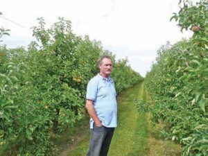 Durant deux jours, François Noyon a expliqué son métier d’arboriculteur aux visiteurs.