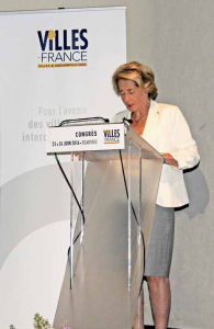 Caroline Cayeux, sénatrice-maire de Beauvais, a accueille le 26e Congrès des Villes de France dans sa ville.