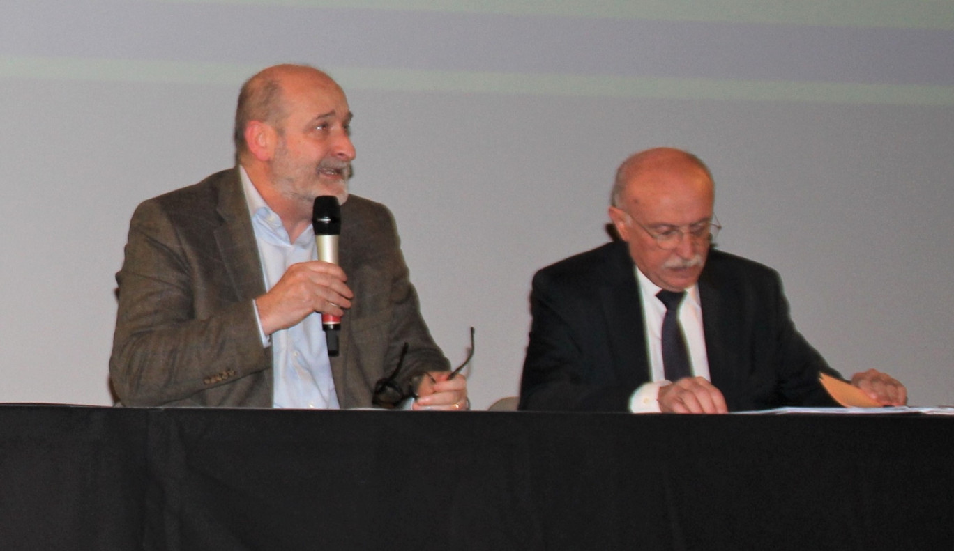 Franck Dhersin vice-président du Conseil régional et José Rioja, président de la communauté de communes de l’Est de la Somme.