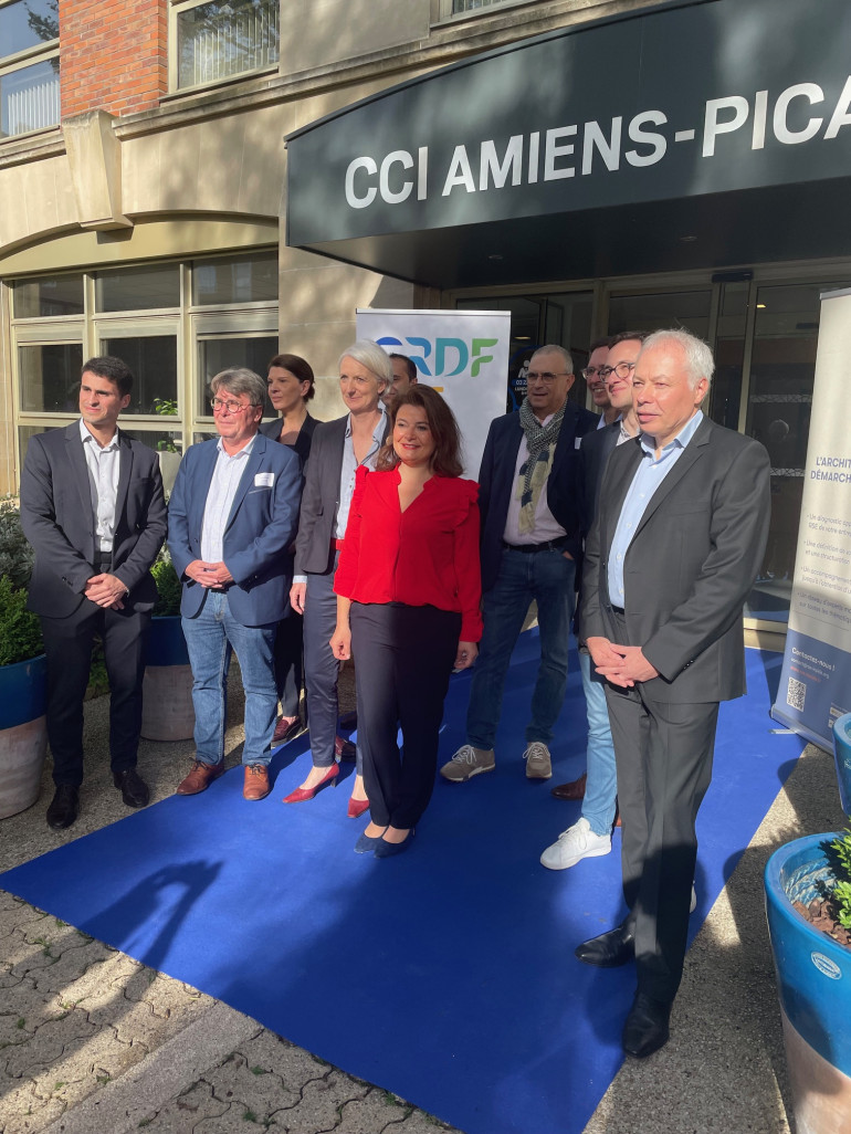 Lancement du Club des Transitions à la CCI Amiens-Picardie avec les partenaires dont GRDF.