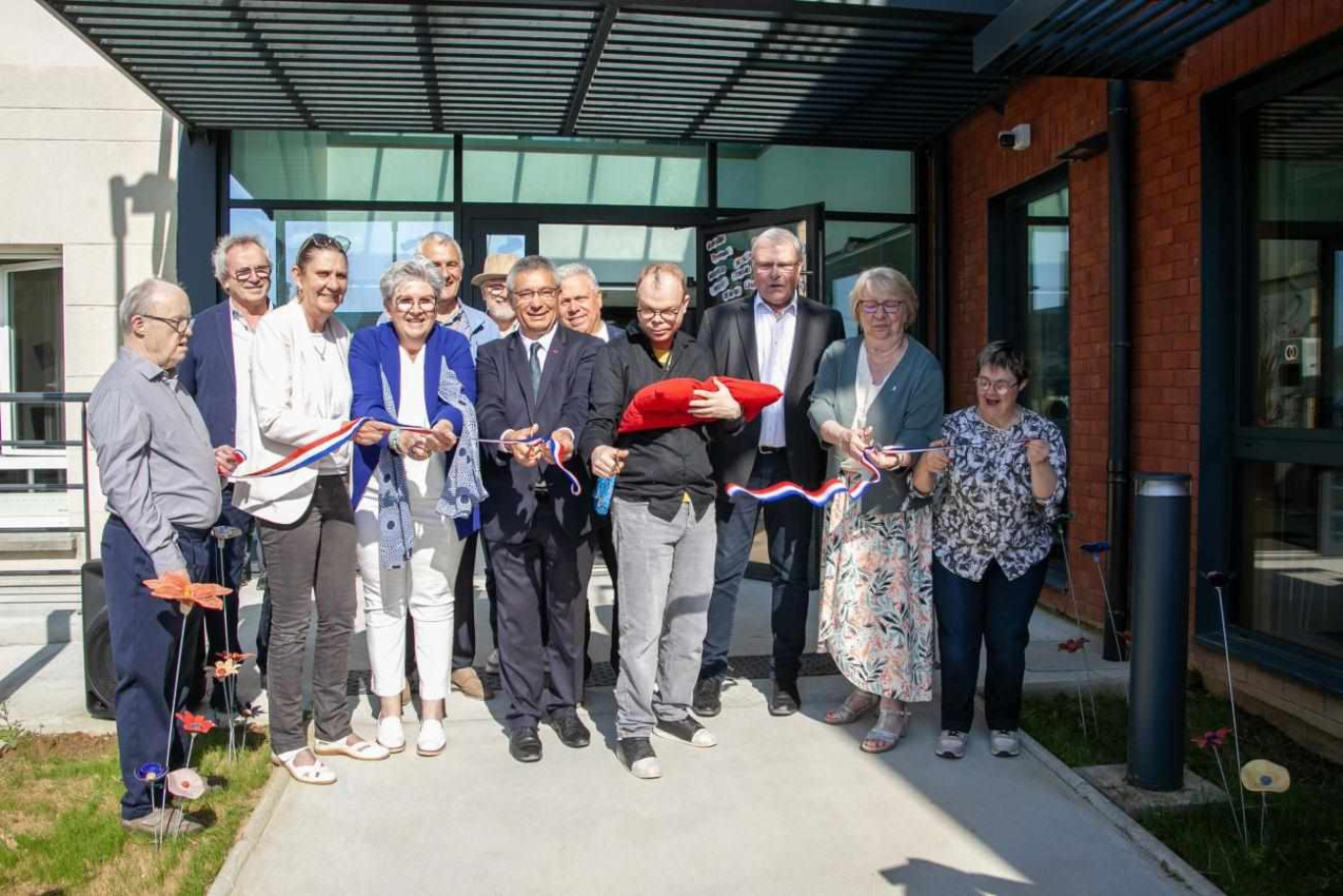 Les travaux de requalification et d'extension du Foyer de vie L'Envolée ont été inaugurés. (c) Département de l'Aisne