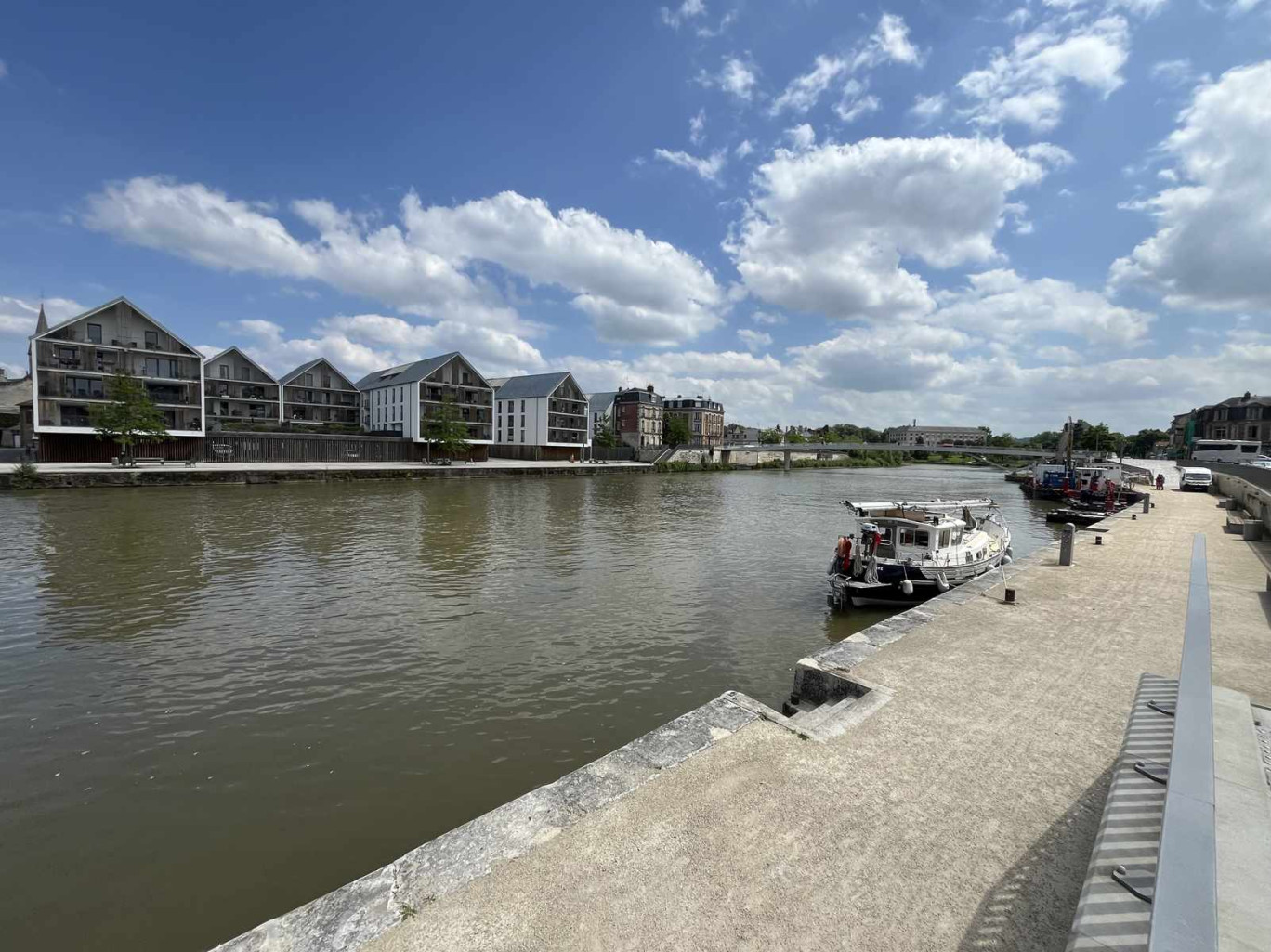 Les berges de l'Aisne à Soissons ont été entièrement réaménagées.