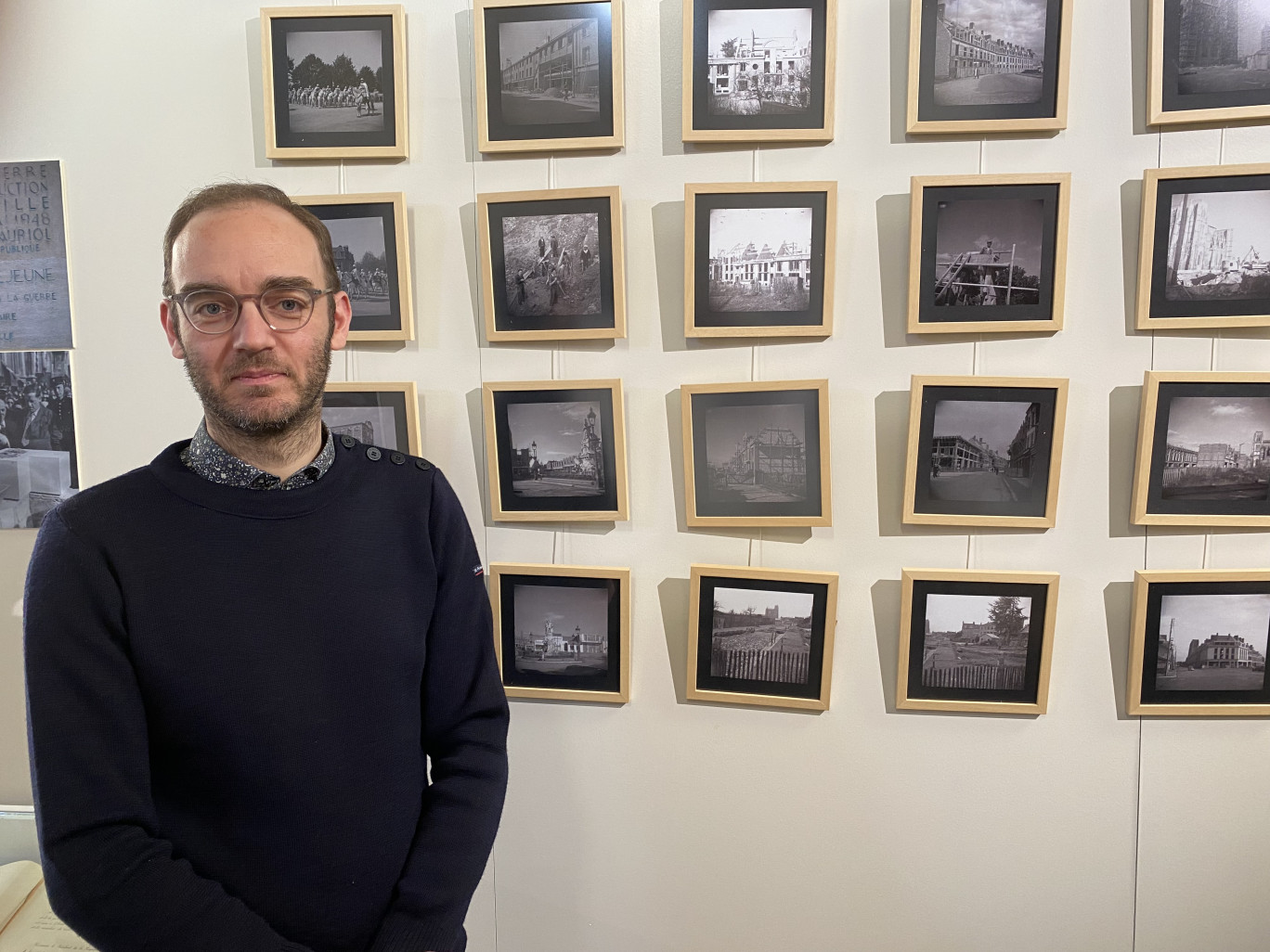 Romain Zechser, un des commissaires de l’exposition.