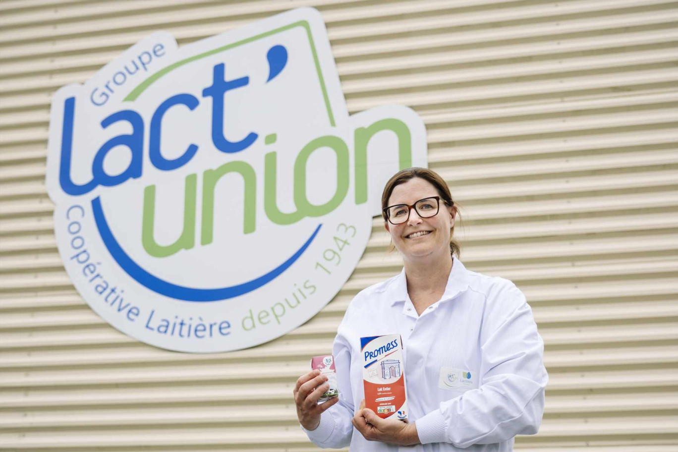 Clotilde Ollivier, directrice de l’usine Lactinov de Braine.