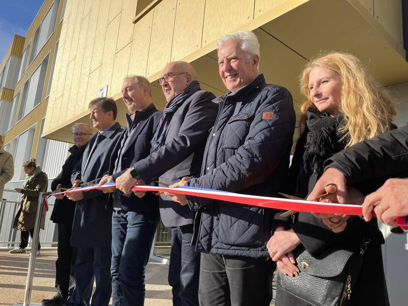 Les élus ont procédé à l'inauguration de cette résidence étudiante sur le campus universitaire de Cuffies.