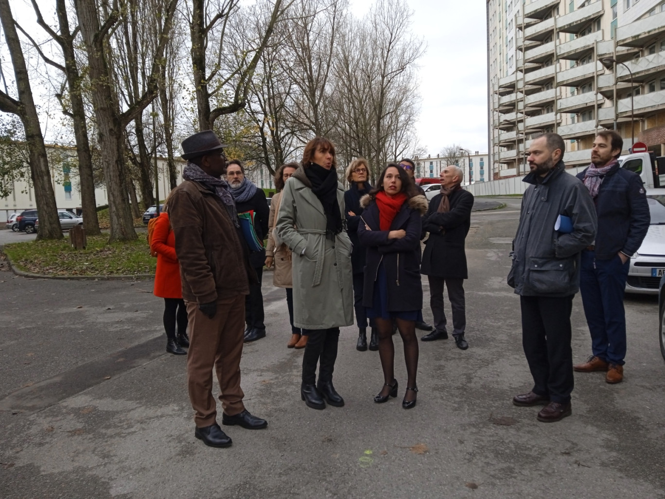 Première visite officielle de la préfète de l’Aisne, Fanny Anor, à Saint-Quentin. 