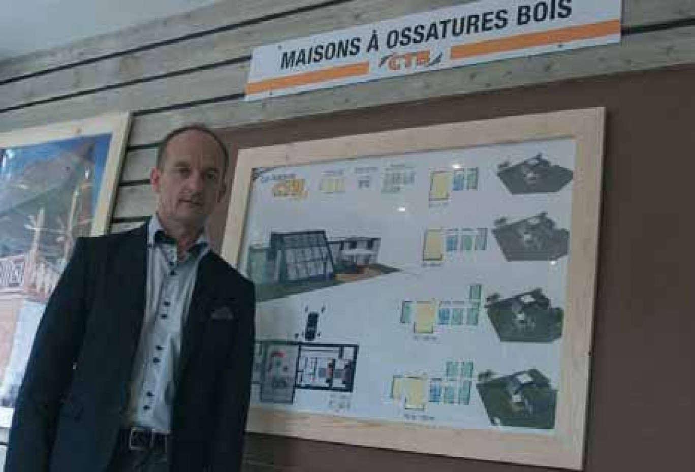 L’entreprise de Guy Maillard compte beaucoup sur son prototype de maison à ossature bois pour son expansion.