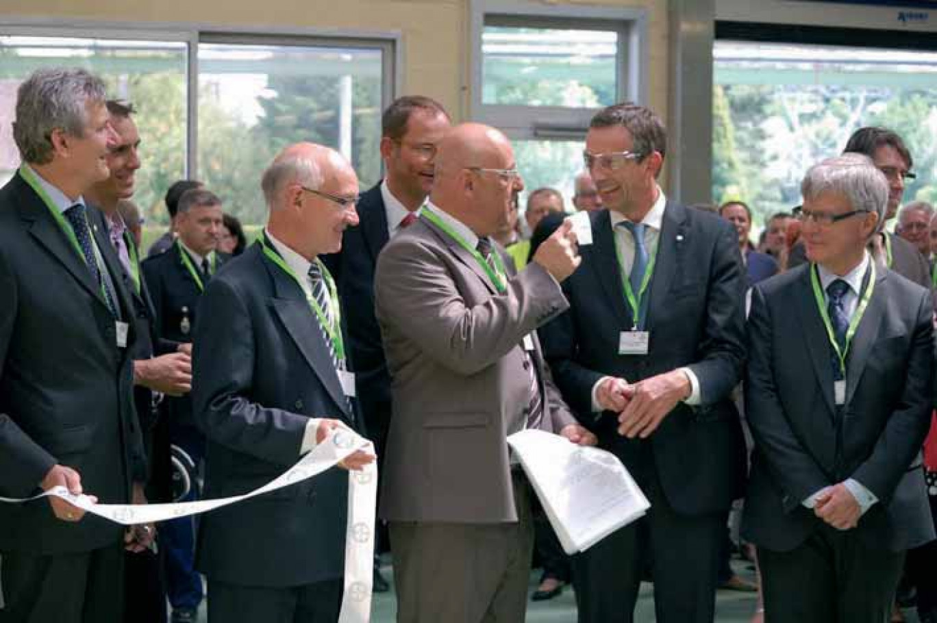 Cette cérémonie a été l’occasion d’annoncer et de visiter le nouveau bâtiment construit pour agrandir un atelier de conditionnement.