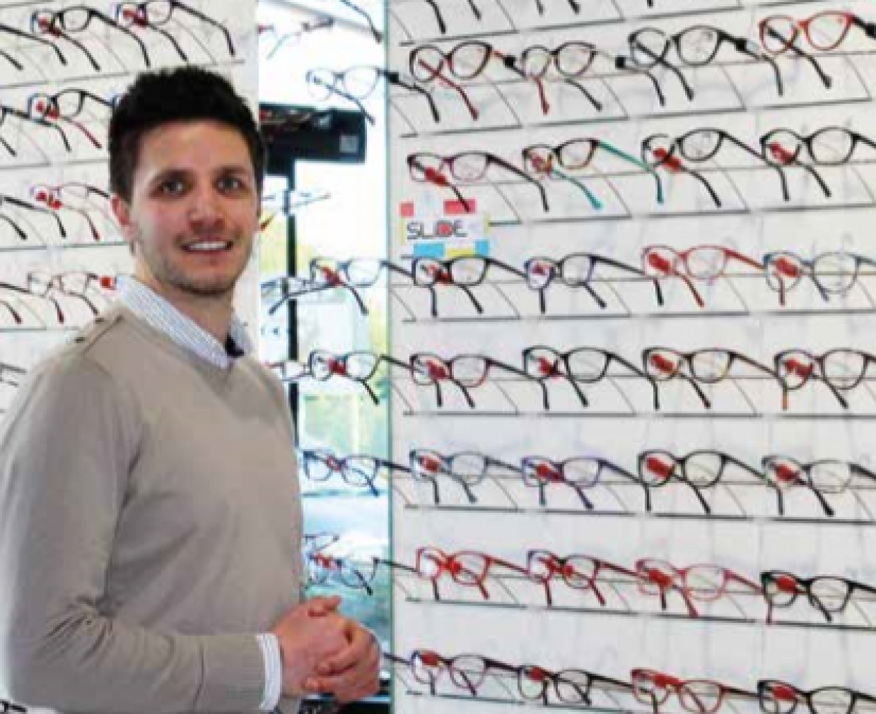 Alexandre Fleury a travaillé dix ans dans l’optique avant d’ouvrir  sa propre boutique.