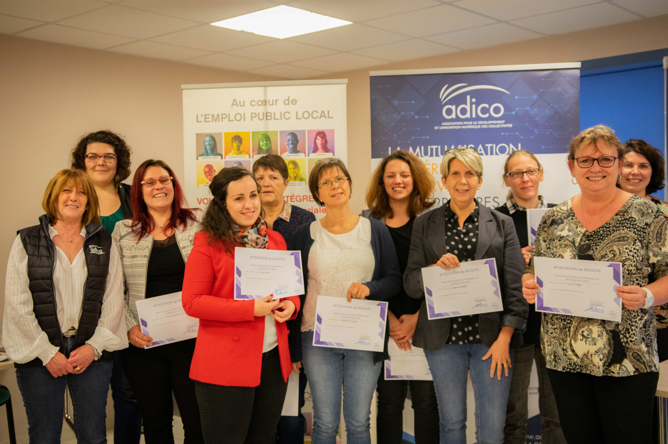 Oise : cérémonie officielle de remise des diplômes de secrétariat de mairie